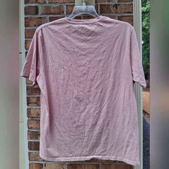Men's All Saints Medium Pink Regular Fit Crewneck T-Shirt Size XXL - Picture 3 of 8